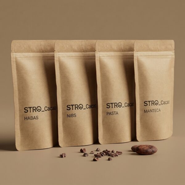 STRO_Cacao · Cuatro Formas — Kit de Cata de Cacao